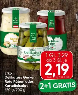 Eurospar Efko Delikatess Gurken Angebot