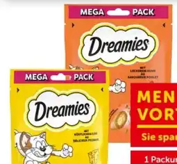Interspar Dreamies Katzensnacks Angebot
