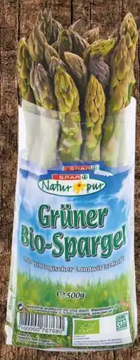 Spar Spar Natur pur Grüner Bio-Spargel Angebot