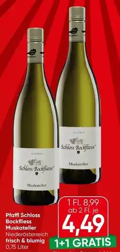 Spar Weingut R&A Pfaffl Schloss Bockfliess Muskateller Angebot