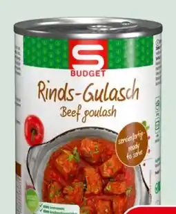 Spar S Budget Rindsgulasch Angebot