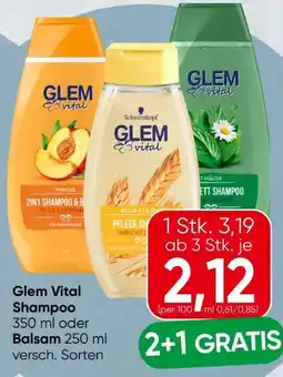 Spar Schwarzkopf Glem Vital Shampoo Angebot