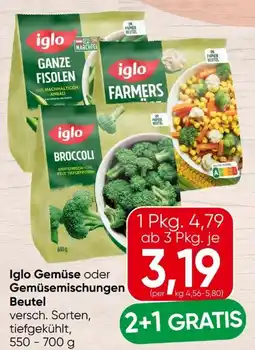 Spar Iglo Gemüse Angebot