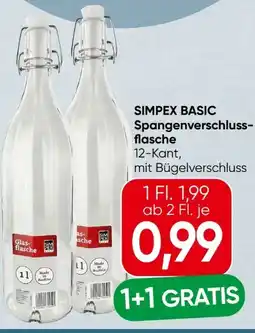 Spar Simpex Basic Spangenverschlussflaschen Angebot
