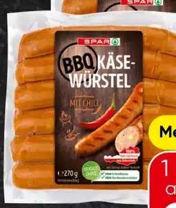 Spar Spar BBQ Käsewürstel Angebot