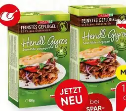 SPAR Gourmet Spar Feinstes Geflügel Hendl Gyros Angebot