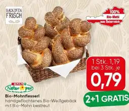 SPAR Gourmet Spar Natur pur Bio-Mohnflesserl Angebot