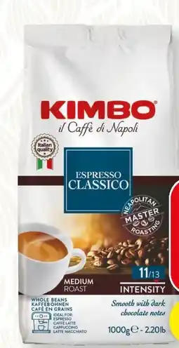 SPAR Gourmet Kimbo Espresso Classico Angebot