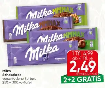 SPAR Gourmet Milka Schokolade Angebot