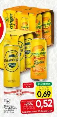 Spar Ottakringer Frucade Radler oder Helles Angebot