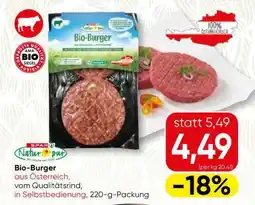 Spar Bio-Burger Angebot