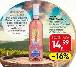 Spar JOJO Wein Aperitivo Angebot