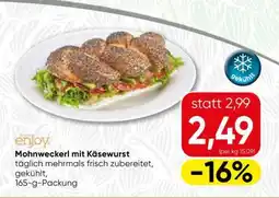 Spar Mohnweckerl mit Käsewurst Angebot