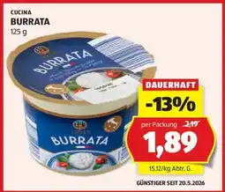 Hofer CUCINA BURRATA Angebot