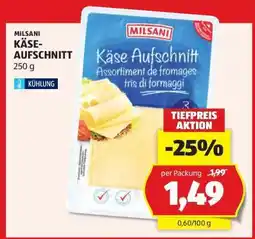 Hofer MILSANI KÄSE-AUFSCHNITT Angebot
