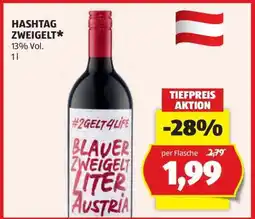 Hofer HASHTAG ZWEIGELT Angebot