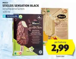 Hofer MUCCI STIELEIS SENSATION BLACK Angebot