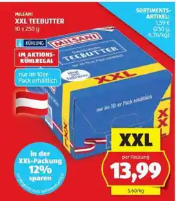 Hofer MILSANI XXL TEEBUTTER Angebot