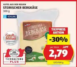 Hofer STEIRISCHER BERGKÄSE Angebot