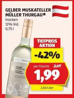 Hofer GELBER MUSKATELLER MÜLLER THURGAU Angebot