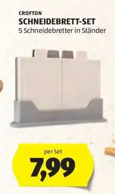 Hofer CROFTON SCHNEIDEBRETT-SET Angebot