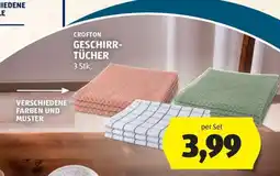 Hofer CROFTON GESCHIRRTÜCHER Angebot