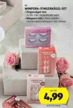 Hofer P2 WIMPERN-/FINGERNÄGEL-SET Angebot