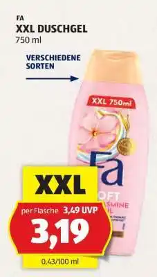 Hofer FA XXL DUSCHGEL Angebot