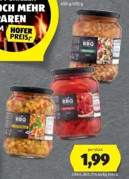Hofer BBQ Bohnen Angebot