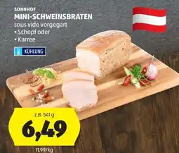 Hofer SONNHOF MINI-SCHWEINSBRATEN Angebot
