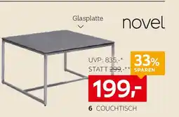 XXXLutz Couchtisch, Keramikplatte mit Glas Angebot