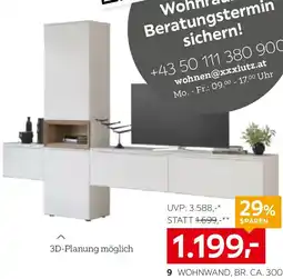 XXXLutz Wohnwand, Front in Lack Angebot