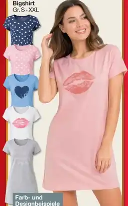 Woolworth Damen Bigshirt Angebot