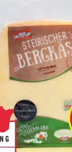 Hofer Gutes aus der Region Steirischer Bergkäse Angebot