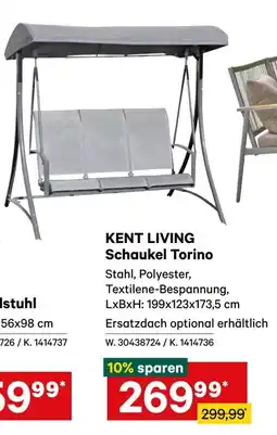 Lagerhaus KENT LIVING Schaukel Torino Angebot