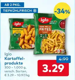 T&G Iglo Kartoffelprodukte versch. Sorten T&G Angebot