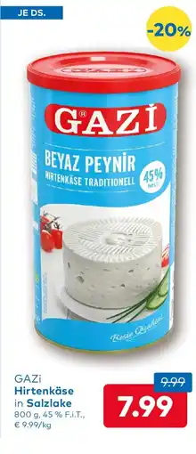 T&G GAZi Hirtenkäse in Salzlake T&G Angebot