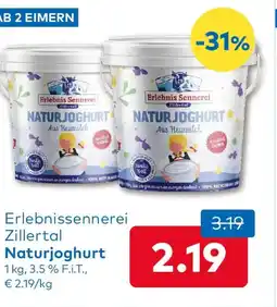 T&G Erlebnissennerei Zillertal Naturjoghurt T&G Angebot