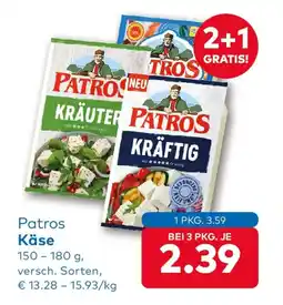 T&G Patros Käse versch. Sorten T&G Angebot