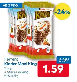 T&G Ferrero Kinder Maxi King 3er T&G Angebot