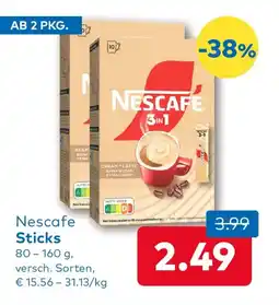 T&G Nescafe Sticks versch. Sorten T&G Angebot