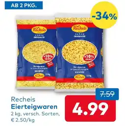 T&G Recheis Eierteigwaren Angebot