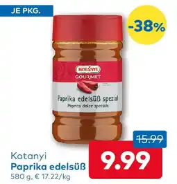 T&G Kotanyi Paprika edelsüß Angebot