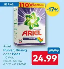 T&G Ariel Pulver, flüssig oder Pods Angebot