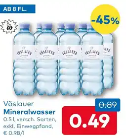 T&G Vöslauer Mineralwasser Angebot