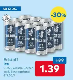 T&G Eristoff Ice Angebot