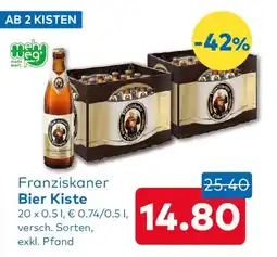 T&G Franziskaner Bier Kiste Angebot