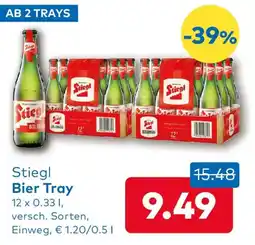 T&G Stiegl Bier Tray Angebot