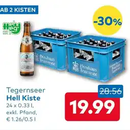 T&G Tegernseer Hell Kiste Angebot
