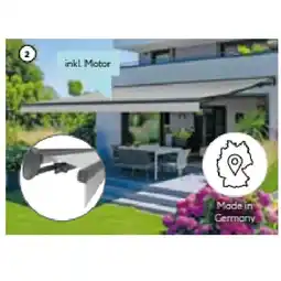 Hellweg elektr. Halbkassettenmarkise „Mistral“ 562345 HELLWEG Angebot